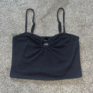 American Eagle Light Black S Top